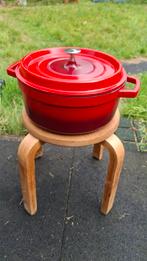 Rode Steinbach Aluminium Braadpan 24cm, Huis en Inrichting, Kookpan of Snelkookpan, Gebruikt, Gietijzer, Ophalen of Verzenden