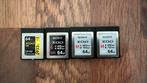 XQD 64gb geheugenkaarten Sony Lexar, Audio, Tv en Foto, Fotografie | Geheugenkaarten, XQD, Gebruikt, 64 GB, Fotocamera