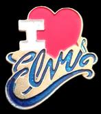 I love Elvis pin (2), Verzamelen, Speldjes, Pins en Buttons, Ophalen of Verzenden, Nieuw, Figuurtje, Speldje of Pin