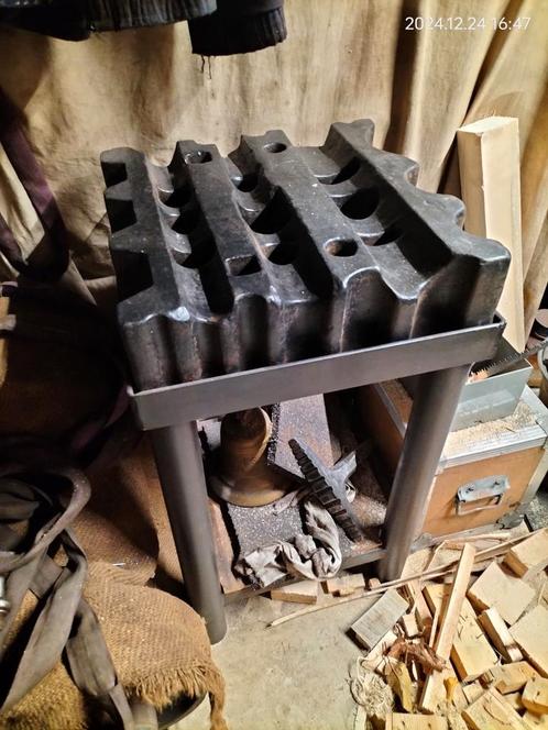 Smeedblok en smeedhoorn tbv aambeeld, Antiek en Kunst, Antiek | Gereedschap en Instrumenten, Ophalen