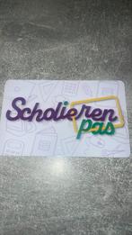 Scholierenpas, Eén persoon, Cadeaubon, Overige typen
