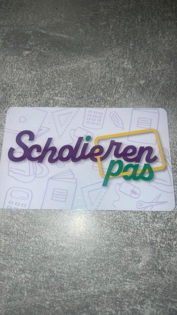Scholierenpas beschikbaar voor biedingen