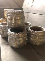 Boeddha Bloempotten - 8 stuks, Ophalen, Overige materialen, Gebruikt, Rond