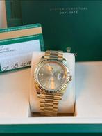 Rolex Day-Date 40mm – Ref. 228238 – Champagne Baguette Dial, Rolex, Ophalen of Verzenden, Zo goed als nieuw, Goud