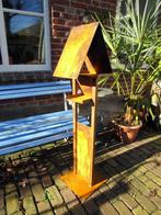 vogelhuis, vogelbad van cortenstaal, Ophalen, Nieuw