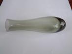 gaaf oud grijs glas vaasje voor een foudraal, Ophalen of Verzenden, Glas