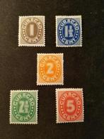 @@ Curacao 121-125 ongebruikt @@, Ophalen of Verzenden, Postfris