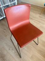 IKEA BERNHARD stoel – rood/oranje – kunstleer, Ophalen, Overige materialen, Gebruikt, Eén