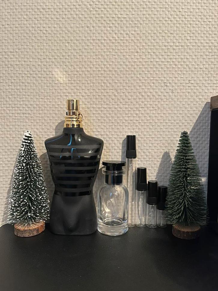 Le Male Le Parfum - Jean Paul Gaultier Samples, Verzamelen, Parfumverzamelingen, Nieuw, Proef of Tester, Gevuld, Ophalen of Verzenden