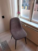 4 eettafelstoelen Napoli Kwantum kleur Taupe, Ophalen, Zo goed als nieuw, Overige kleuren