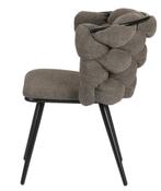 Rock Chair Taupe – Luxe Eetkamerstoelen met Uniek Design, Overige kleuren, Japandi, Hotel Chique, Modern, Ophalen of Verzenden
