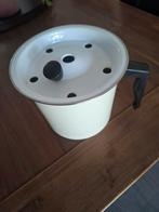 Emaille melkkoker, Verzamelen, Blikken, Ophalen, Gebruikt, Overige