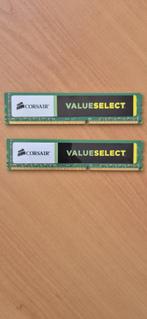 Corsair CMV4GX3M2A1333C9 4GB DDR3 1333MH, DDR3, Ophalen of Verzenden, Zo goed als nieuw, Desktop