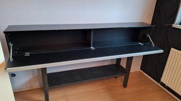 Ikea Besta Hang/Wandkast Hoogglans Zwart - afbeelding 3