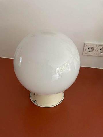 Vintage echt glazen grote bol lamp plafond beschikbaar voor biedingen