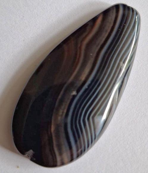 Prachtige agaat edelsteen hanger 50x26 mm, Hobby en Vrije tijd, Kralen en Sieraden maken, Nieuw, Hanger, Verzenden
