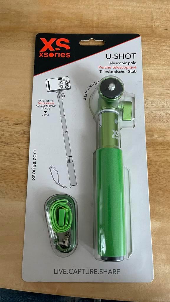 Xsories UShot – Uitschuifbare Selfie Stick GoPro & Camera, Audio, Tv en Foto, Actiecamera's, Zo goed als nieuw, GoPro, Ophalen of Verzenden