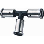 Henco kunststof PVDF pers T-stuk 16x16x16mm, Pvc, Overige typen, Nieuw, Nvt