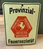 Oud emaille bordje provinzial feuersozietat westfalen jr 40, Ophalen of Verzenden