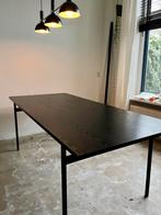 Zwarte fonQ eettafel 200x90cm, Ophalen, Gebruikt, 200 cm of meer, 50 tot 100 cm