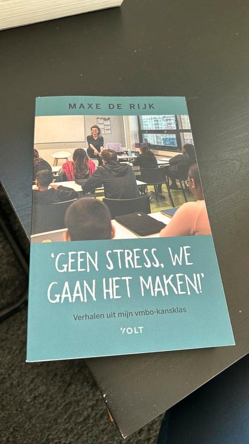 Maxe de Rijk - Geen stress, we gaan het maken!, Boeken, Overige Boeken, Zo goed als nieuw, Ophalen of Verzenden