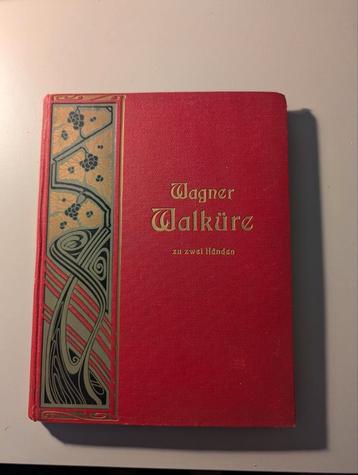 Die Walküre von Richard Wagner - Klavierauszug zwei Händen beschikbaar voor biedingen