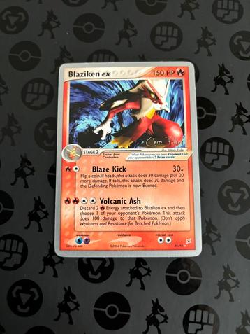 Blaziken EX - Team Magma Vs Team Aqua Pokemon kaart beschikbaar voor biedingen
