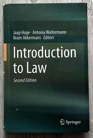 Introduction to Law – Second Edition beschikbaar voor biedingen