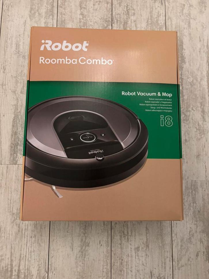 iRobot Roomba Combo i8, Witgoed en Apparatuur, Stofzuigers, Nieuw, Robotstofzuiger, Ophalen of Verzenden