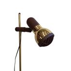 Vintage vloerlamp messing / bruin, Huis en Inrichting, Lampen | Vloerlampen, Ophalen, Gebruikt, 100 tot 150 cm, Onbekend