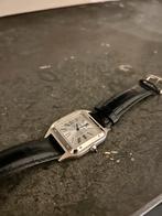 Cartier  santos carree Horloge, Overige merken, Staal, Polshorloge, Ophalen of Verzenden