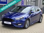 Ford Focus 1.5 EcoBoost 182pk ST-Line automaat!, Stof, Zwart, 4 cilinders, Blauw