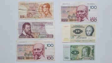 Europese bankbiljetten van voor de Euro beschikbaar voor biedingen