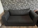 Slaap bank 2 zitter antraciet, Huis en Inrichting, Ophalen, Minder dan 75 cm, 150 tot 200 cm, Tweepersoons