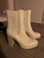 Manfield beige laarzen maat 40, Ophalen, Zo goed als nieuw, Beige, Hoge laarzen