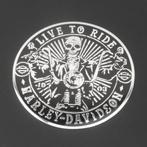 Prachtig HARLEY DAVIDSON Embleem Live to Ride sticker motor, Verzenden, Nieuw, Motoren