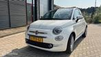 Fiat 500C 1.2 Lounge NAVI+LM-16+PDC+RESERVEWIEL, Auto's, Fiat, Gebruikt, 4 cilinders, Wit, Bedrijf