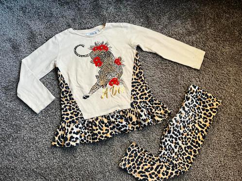 A’dee setje maat 104 meisje panter zomer voorjaar merk, Kinderen en Baby's, Kinderkleding | Maat 104, Zo goed als nieuw, Meisje