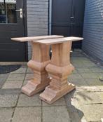 Kloostertafel poten van eikenhout., Ophalen, Zo goed als nieuw