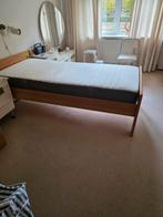 Seniorenbed elekrtisch verstelbare bodem, Ophalen, Eenpersoons, Hout, 90 cm