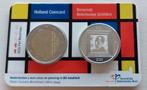 2 euro Nederlandse schilders Mondriaan met zilveren penning., Postzegels en Munten, Munten | Nederland, Setje, Zilver, Euro's