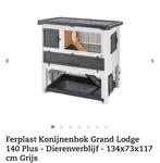 Ferplast Konijnenhok inclusief onderplaat hooi en voer, Dieren en Toebehoren, Ophalen, 60 tot 90 cm, Konijn, Hok