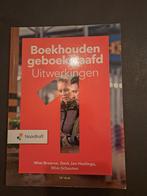 Boekhouden geboekstaafd Uitwerkingen 14e druk, Ophalen of Verzenden, Zo goed als nieuw, Accountancy en Administratie, Noordhoff Uitgevers