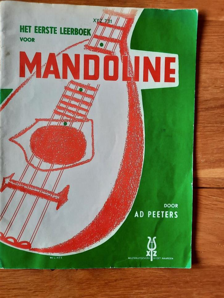 lesboek: het eerste leerboek voor mandoline, Muziek en Instrumenten, Bladmuziek, Gebruikt, Les of Cursus, Overige genres, Banjo of Mandoline