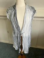 SUMMUM, blouse/hes wit/blauw/grijs maat 44, Summum, Verzenden, Wit, Maat 42/44 (L)