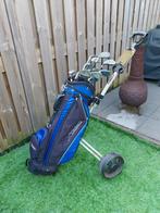 Zeer complete golfset incl cart, Overige merken, Set, Gebruikt, Ophalen of Verzenden