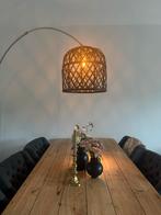 Booglamp XXL Chroom - Verwisselbare Kap en dimmer, Huis en Inrichting, Lampen | Vloerlampen, Ophalen, Gebruikt, Metaal, 200 cm of meer