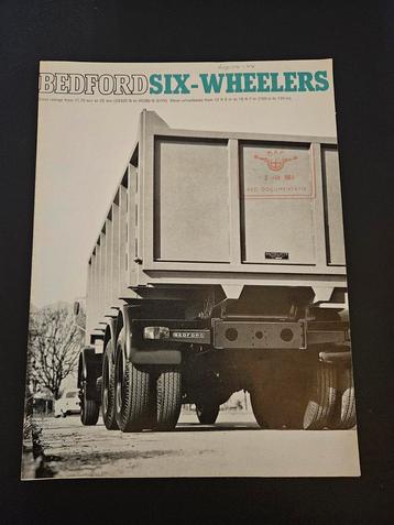 Brochure Bedford Six Wheelers 1968 beschikbaar voor biedingen
