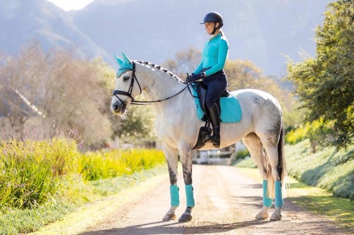 LeMieux Suede dressuur dekje Azure Full SALE!, Dieren en Toebehoren, Paarden en Pony's | Dekens en Dekjes, Nieuw, Dekje, Ophalen of Verzenden