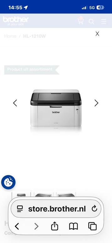 Brother HL-1210W Nieuw in Doos - Laserprinter beschikbaar voor biedingen
